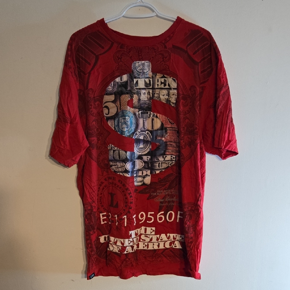 Red Graphic Men's Shirt